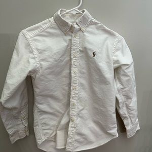 Boys Ralph Lauren white dress shirt size 12